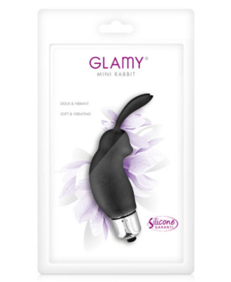 Stimulateur de clitoris vibrant noir rabbit 